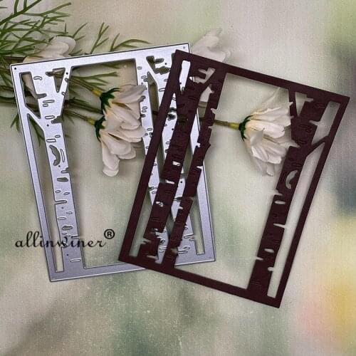 Tree rectangular frame Metal Cutting Dies Stencils For DIY Scrapbooking Decorative Embossing Handcraft Die Cutting Template