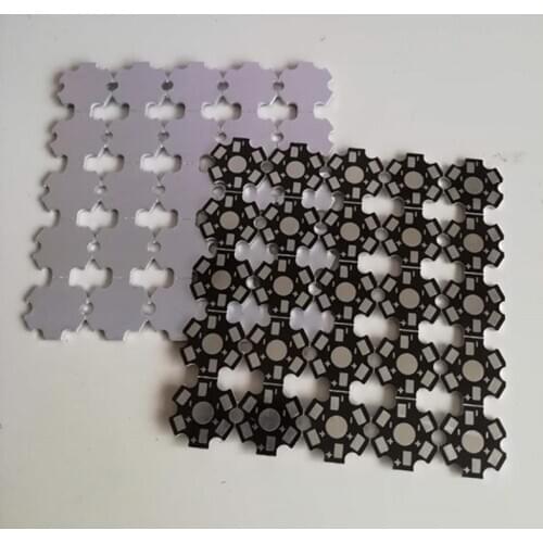 1W 3W 5W Heat Sink LED Aluminum Base Plate PCB Board Substrate 20mm Star Kit DIY Cooling Heatsink for 1 3 5 Watt LED Bead Chips