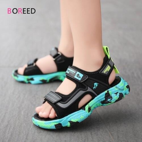 New Fashion Boys Sandals High Quality Summer Kids Sandals Children Shoes Breathable Mesh Casual Sandalias Boys Chaussure Enfant