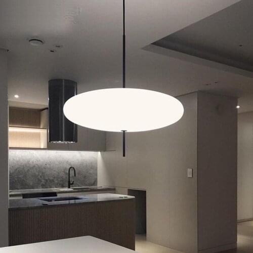 Glass Chandelier UFO Restaurant Light Bar Bedroom Study Nordic Chandelier Modern Home Living Room Decoration