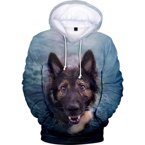 German Shepherd Hoodies 3D Men Women Streetwear Sweatshirt 3D German Shepherd Hoodie Autumn Sweatshirt s Long Sleeve Hooded