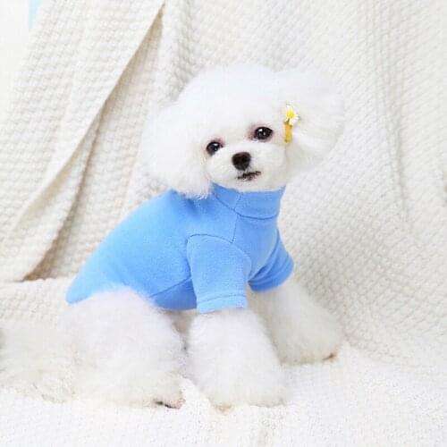 Cute Dog Hoodie Winter Pet Clothing Soft Warm Dog Clothes Outfit Puppy Costumes Yorkies Pomeranian Maltese Poodle Bichon Coat