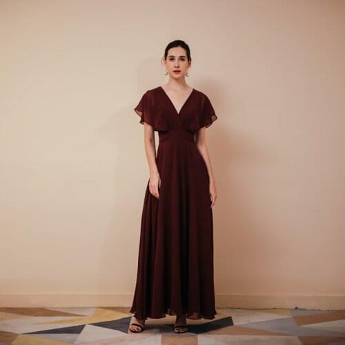 Evening dress skirt 2021 new womens large size high-grade wine red temperament banquet shows thin and fat people 200kg, can be