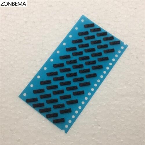 ZONBEMA 100pcs/lot New Ear Earpiece Speaker Anti Dust-Proof Grill Mesh Net With Rubber Gasket Adhesive Glue For iPhone 5 5S 5C
