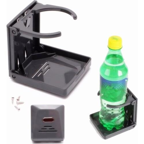 1PC Plastic Black Boisson pliante Coupe Can Bottle Holder Support Car Mount Auto Bateau Peche Box Drop shipping