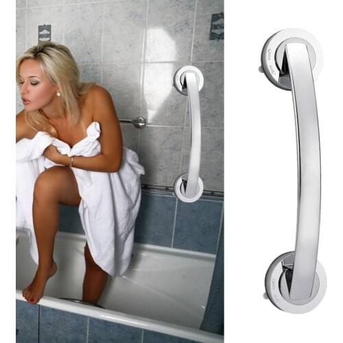 1pcs Sucker handrail Safety Handle Suction Cup Handrail Grab Bathroom Grip Tub Two Suction grips safety Bath Grab Bars Hot sell