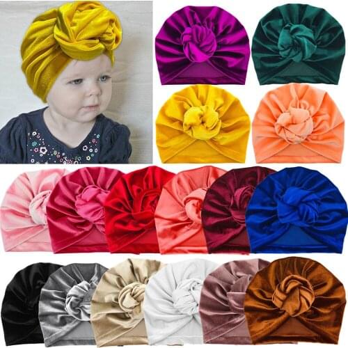 16Pcs/Lot Autumn Winter Baby Kids Girls Soft Velvet Hat With Big Rose Cute Beanie Cap Childrens Hair Accessories