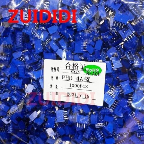 2000 pcs XHB XH white 2.54mm 2/3/4/5/6/7/8pin Connector plug Male, Female, Crimps
