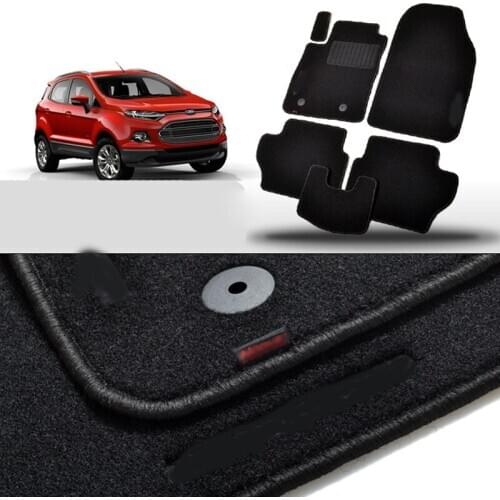 5pcs Auto Fabric Nylon Anti-slip Floor Mats Carpet For Ford Ecosport 2013-2015