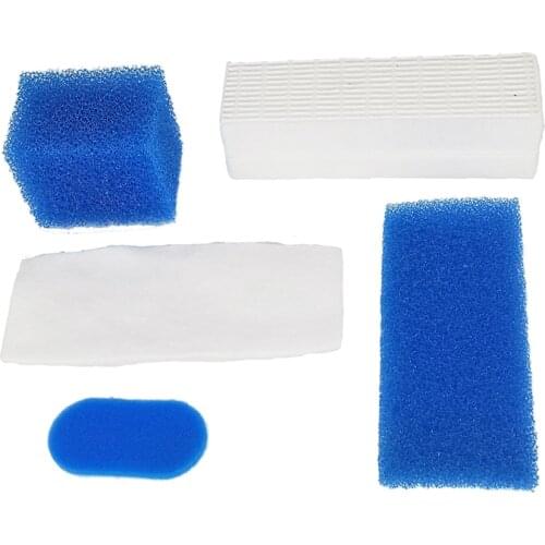 5pcs/set for Thomas Twin Genius Kit Hepa Filter for Thomas 787203 Vacuum Cleaner Parts Aquafilter Genius Aquafilter Filters