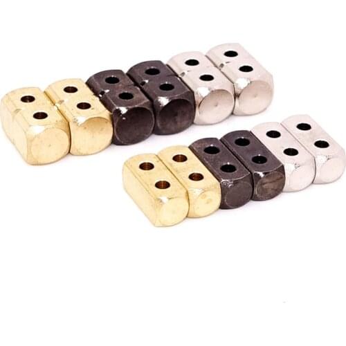 2Pcs Short Mass Damper Block Aluminum Brick 6x6x14mm/8x8x14mm 15515/15517 Spare Parts for Tamiya Mini 4WD Car Model
