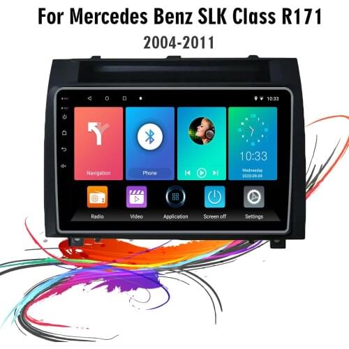 Eastereggs For Mercedes-Benz SLK Class R171 2004 - 2011 2 Din 9" Car Multimedia Player Android GPS Navigation Head Unit