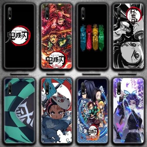 Nezuko Tanjirou Demon Slayer phone case for Huawei Honor 30 20 10 9 8 8x 8c v30 Lite view 7A pro