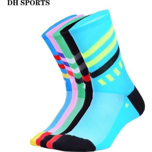 DH SPORTS New Cycling Socks Men Women Outdoor Road Bicycle Bike Socks Brand Running Compression Socks Cycling Equipments