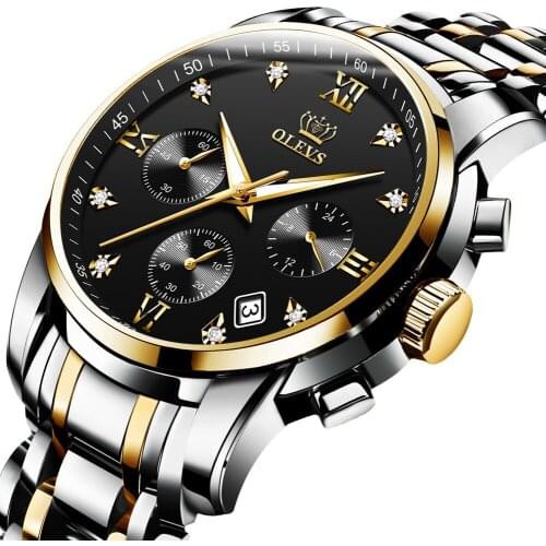 Hot-selling classic all-match mens watch Oris brand fashion waterproof luminous quartz watch Mysterious cool atmosphere multi-f