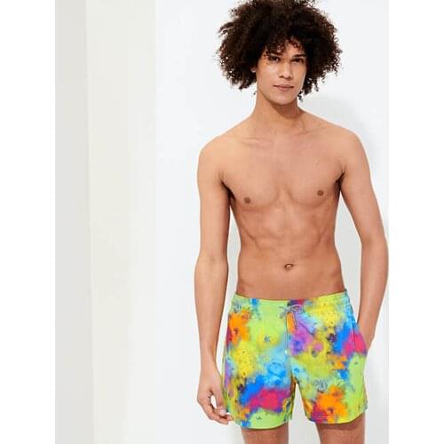 Vilebre MEN SWIMWEAR HERRINGBONES TURTLES Newest Summer Casual Shorts Men Fashion Style Mens Shorts bermuda beach Shorts quin574