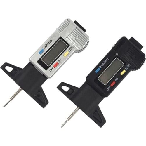2021 New Car Tyre Tire Tread Depth Tester Gauge Digital LCD Display Caliper Measurer Tool