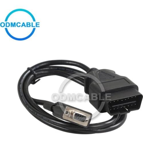 OBD2 16PIN TO DB9 RS232 Cable for Car Diagnostic Adapter