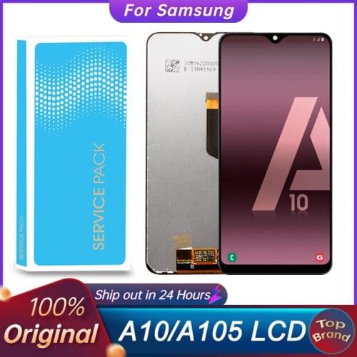 Original 6.2'' LCD For Samsung Galaxy A10 M10 A105 A105F SM-A105F LCD Display Touch Screen Digitizer Assembly Replacement Part