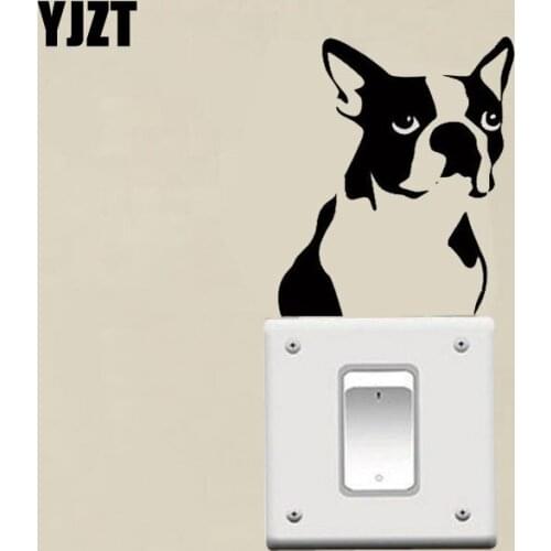 Lovely Kind Dog Switch Sticker Vinyl Decor Funny Fashion Wall Decal 8SS-0005