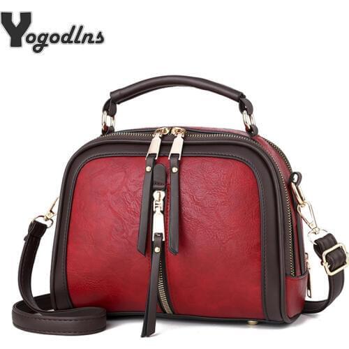 Luxury Handbags Women Bags Designer PU Leather Solid Color Messenger Bag Fashion Shoulder Crossbody Bags Girls Tassen Tote