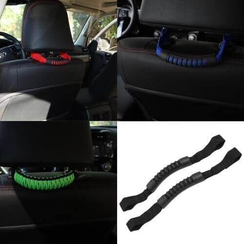 Seat Headrest Armrest Grab Handle 1997-2019 2020 2021 for Jeep Wrangler TJ JK JKU JL JLU JT Rubicon Sports Sahara Car Accessory