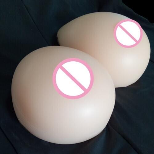 Top Eleve 1400g To 2000g/pair Fake Silicone Breast Artificial Crossdressing Goods Bust Push Up Natrural Shape Fake Shemale Boobs