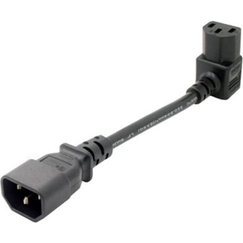 IEC 320 C13 Up Female To IEC320 C14 Male Plug Power Extension Cable Cord C13 To C14 PDU Cable Cord For Computer Power Cord 0.1M