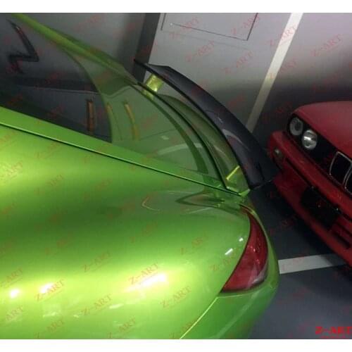 Z-ART Cayman R carbon fiber rear spoiler for Porsche Cayman Cayman S carbon fiber rear trunk lid lip for Porsche 987
