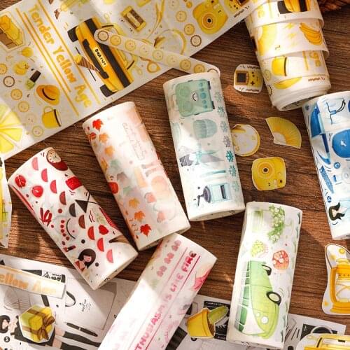 1 Roll Life Ceremony Washi Paper Tape Creative DIY Decoration Note Journal Wide Stickers