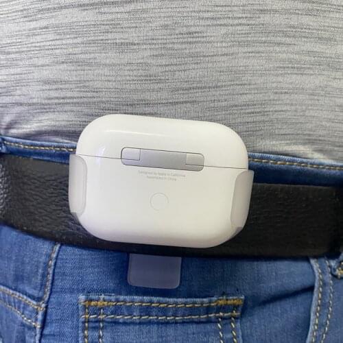 Belt Clip case For Apple AirPods Pro 1/2 Earphone Carrying Case Bracket Running Sport Waist Cover Pocket Holder case