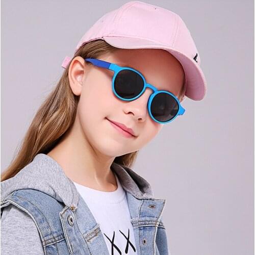 Kids Sunglasses Fashion Vintage Boys Girls Baby Children Sun Glasses UV400 Eyewear Cool Classic Sport Square Polarized Lens 8152
