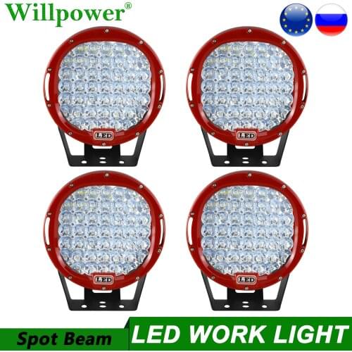 For Jeep Wrangler JK Spotlight 9 inch 225W Headlight SUV 4WD 4X4 Truck 4WD Offroad Car Bumper LED Work Light Driving Fog Light