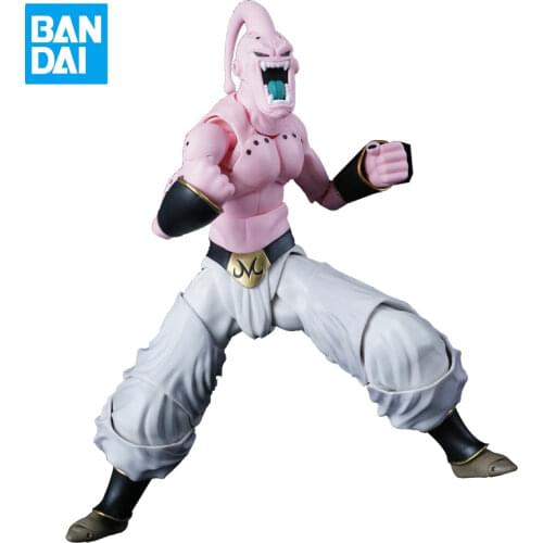 BANDAI SHF Original Dragon Ball Z Evil Majin Buu Action Figure Anime Toys Collection Model Toys Figurine Gift Doll