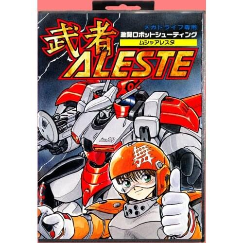 Mushaaleste JP16 Bit MD Game card with Retail Box For Sega Genesis & Mega Drive