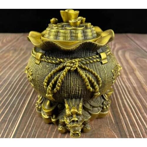 Select Style Copper Cornucopia Piggy Bank Pixiu Brass Treasury Jar Decoration Lucky Home Office Gifts