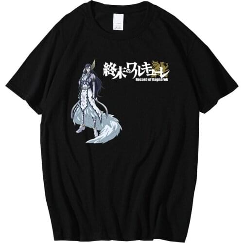 Record of Ragnarok Mens T Shirts Woman Tshirts Best Seller Harajuku Anime Clothes Anime Shirts COTTON Oversized T Shirt
