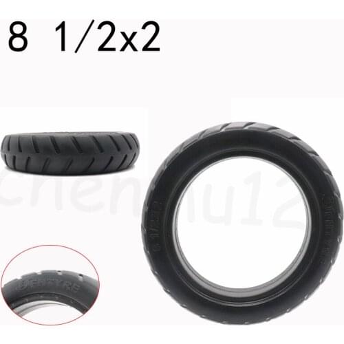 8 1/2X2 Solid Tires for Gas Electric Smart Electric Scooter 8.5 Inches 8 1/2x2 Baby Stroller Unicycle Wheels Solid Tires