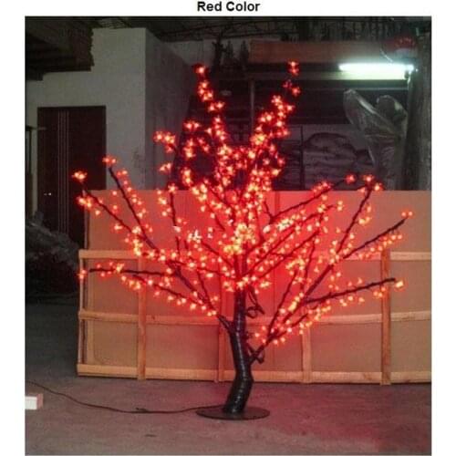 Outdoor LED Artificial Cherry Blossom Tree Light Christmas tree lamp 480pcs LED Bulbs 1.5m Height 110/220VAC fairy garden decor