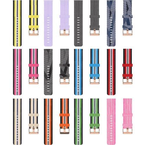 Fashion Colorful Replacement Strap Suitable For Xiaomi Smart Watch Premium Nylon Pin Buckle Wrist Watch Band Accessories