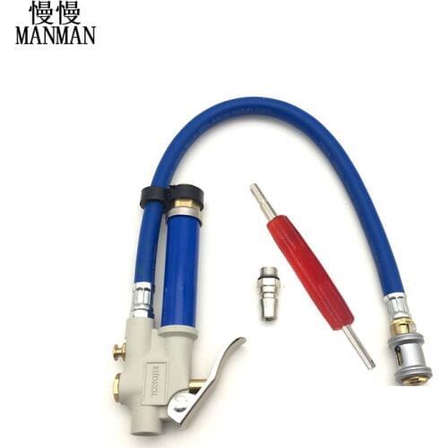 Car Truck Air Tire Pressure Inflator Gauge Meter Vehicle Tester Tyre Inflation Gun Monitoring Tool