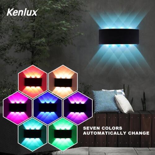 RGB Automatically color changing led Wall light Waterproof up down wall Light Decorative Led Lights For Party Bar Lobby KTV Home