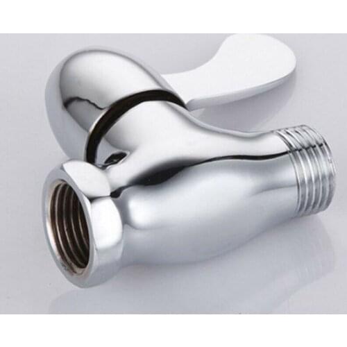 Zinc Alloy Angle Valve DN15/15mm 0.6(MPa) 2Pcs Shower Head Flow Control Durable And Sturdy