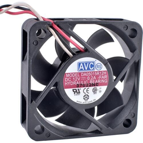 COOLING REVOLUTION DA05015R12H 5cm 50mm fan 5015 12V 0.20A 3-wire air volume computer cooling fan