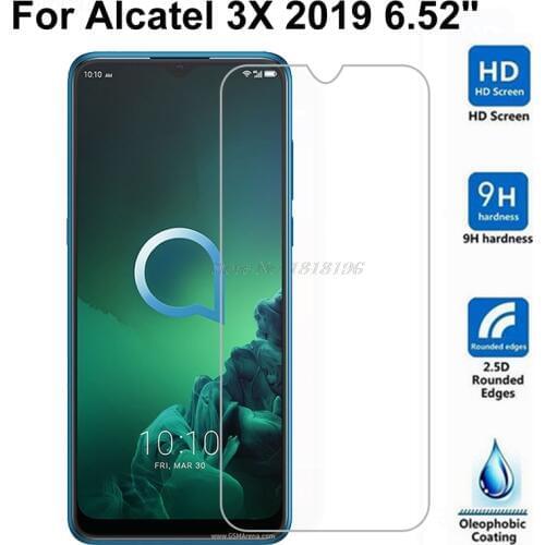 Alcatel 3X 2019 Tempered Glass Front Screen Protective For Alcatel 3X 5048U 5048Y Glass Transparent Phone Screen Protector Film