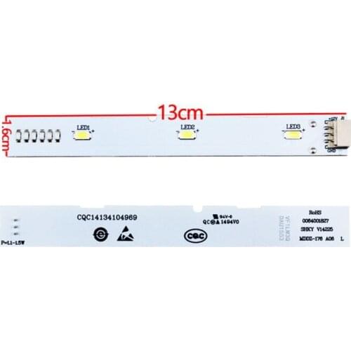 1PC Refrigerator LED Lamp Bar For Haier BCD-575WDBI 0064001827 Front-door Refrigerator LED Lamp Bar