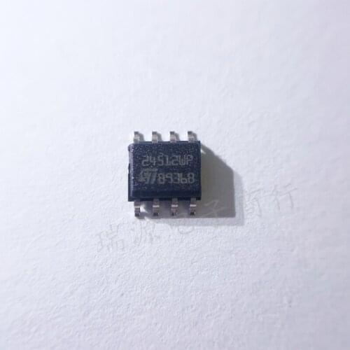 100% New&original M24512-WMN6TP M24512-WMN6 Marking:24512WP SOP-8