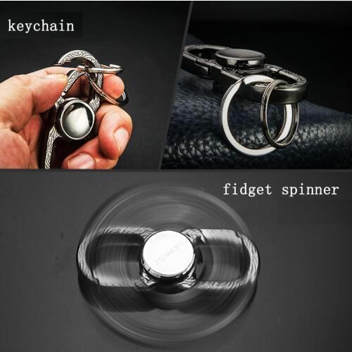 Handspinner keychain key ring finger spinner key chain key holder high quality sleutelhanger chaveiro llaveros hombre