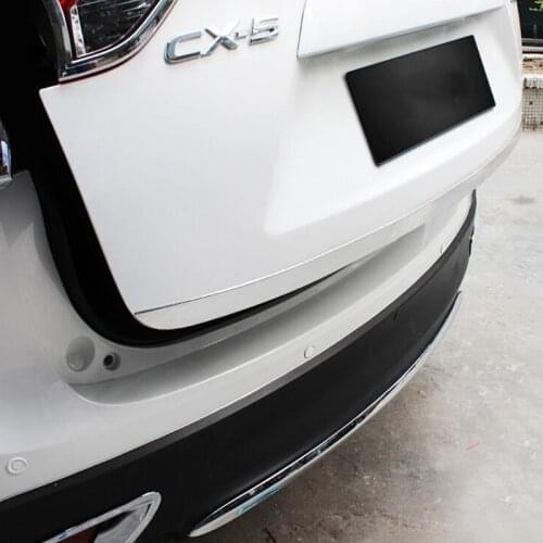 For mazda cx-5 CX5 2017 2018 2019 2020 Door Sticker Stainless Steel back door Tailgate trim Car Styling Accessories