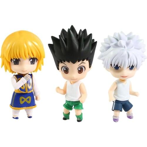 HUNTER x HUNTER Gon Freecss 1183 Killua Zoldyck 1184 Kurapika 1185 Kulolo lushilufelu 1186 Q Ver Action Figure Figurine Toy Doll